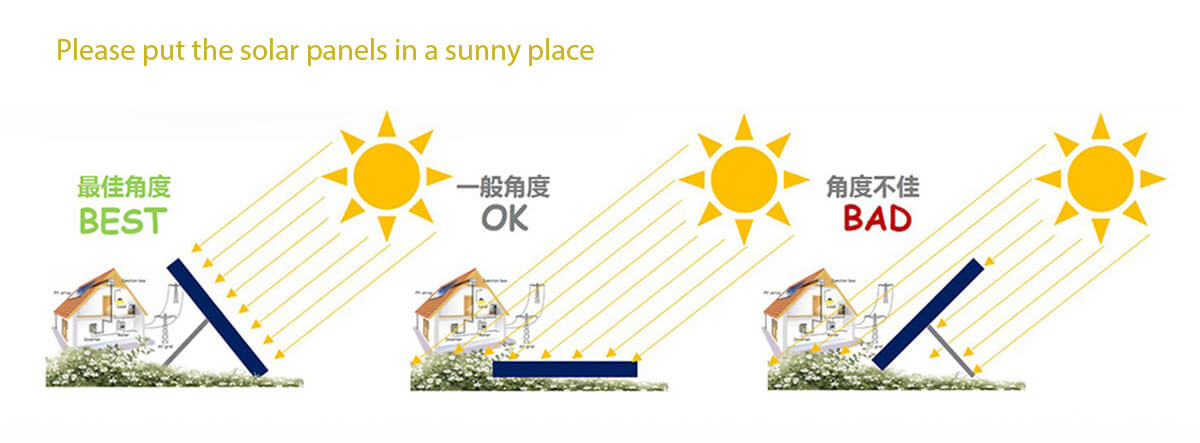휴대용 발전소 태양광 충전 위치