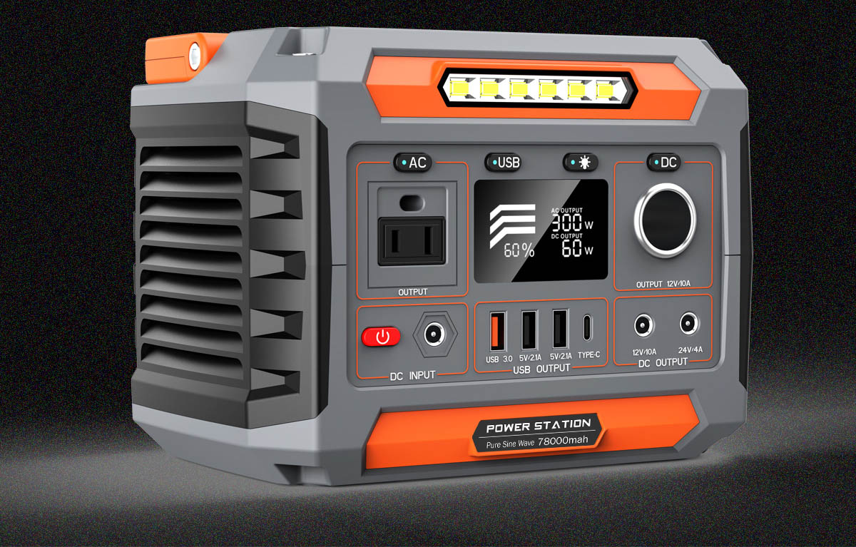 300W 휴대용 소형 발전소