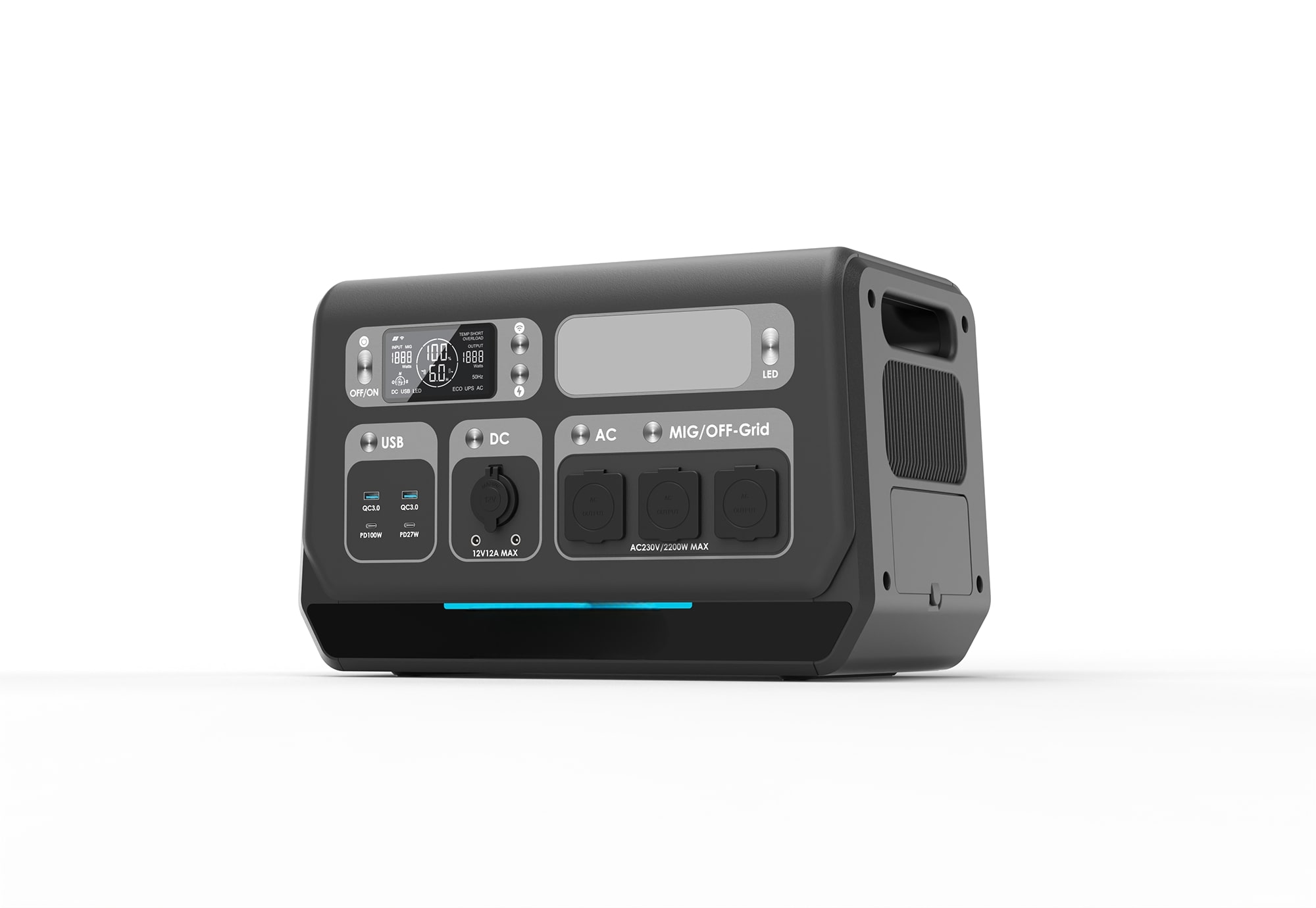 올인원 홈 스토리지 및 휴대용 전원 스테이션