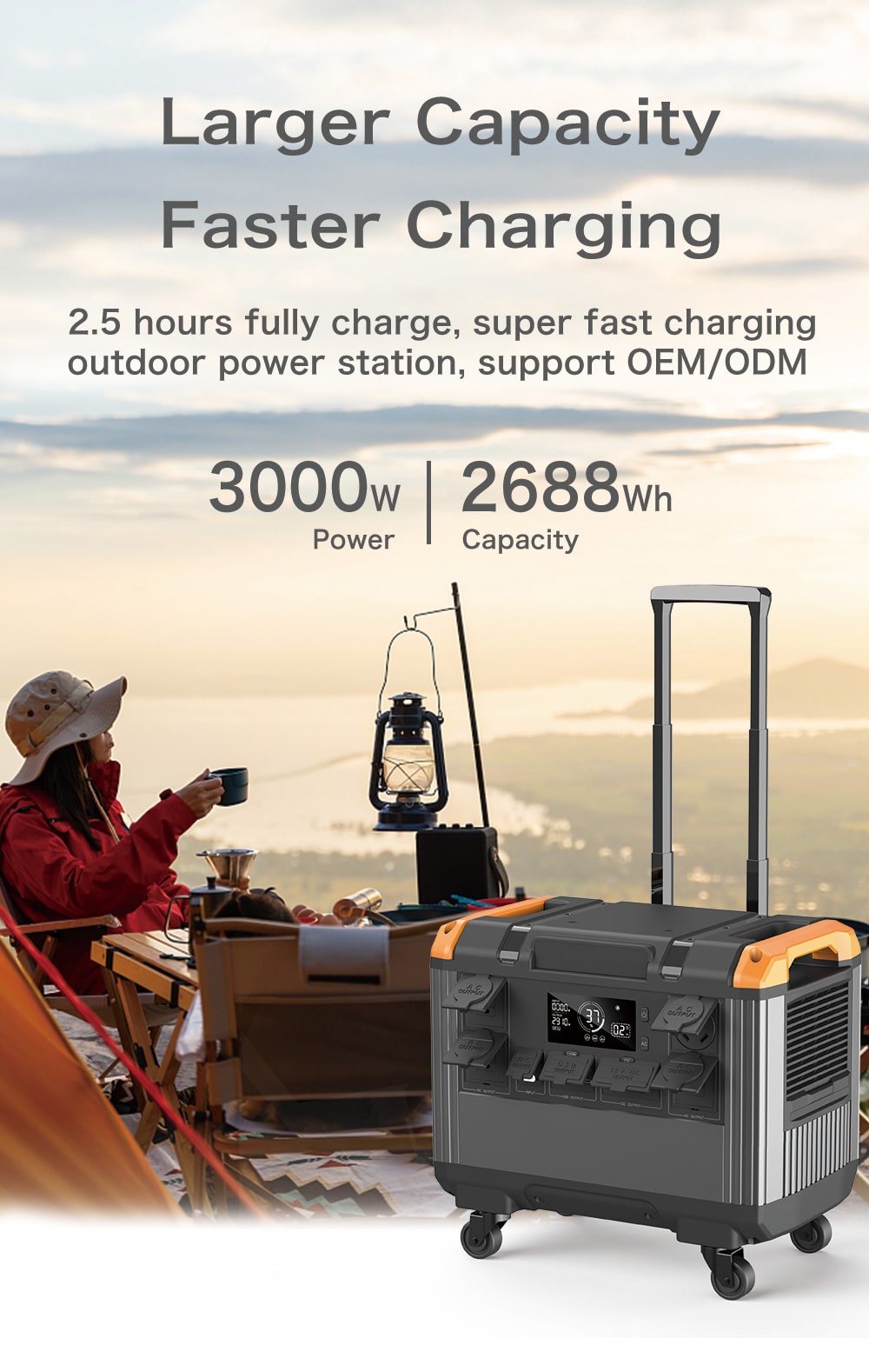 가정용 3000W 배터리 발전기