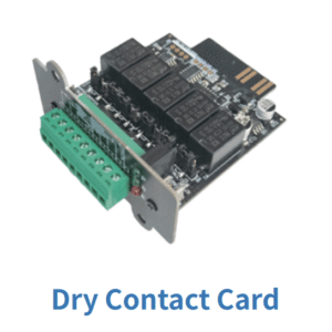 Dry contact card