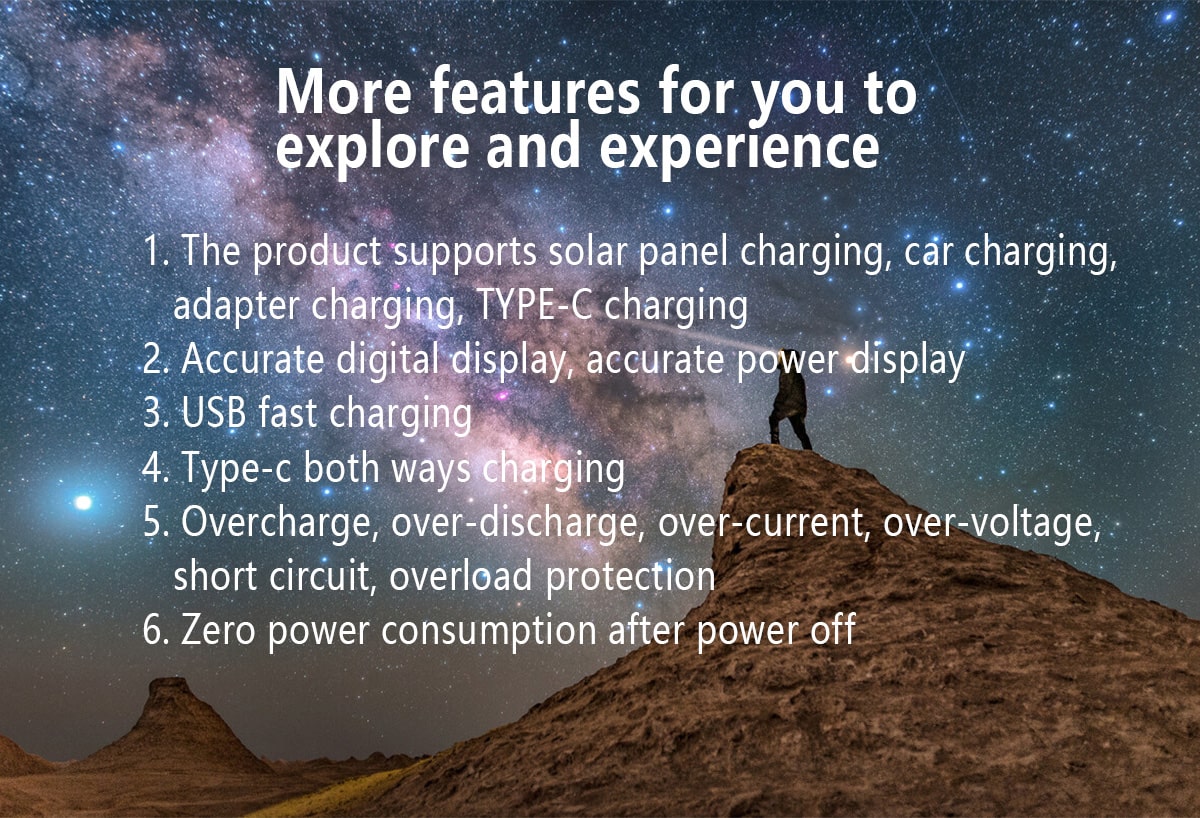 휴대용 배터리 전원 스테이션 600W 특징