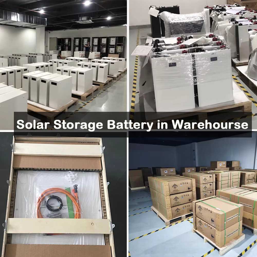 Solar Storage Battery in Warehouse